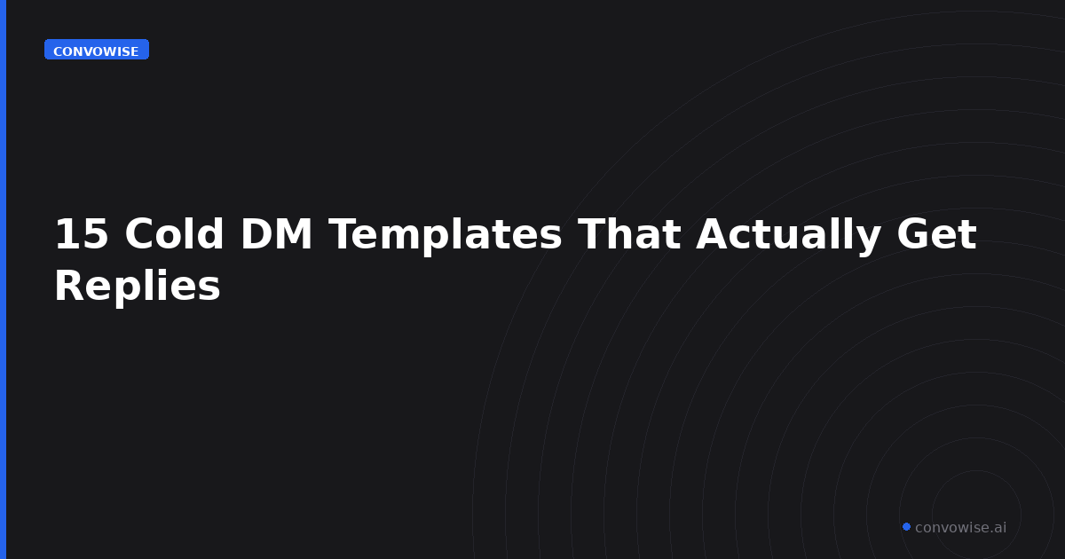 15 Copy-Paste DM Templates for X (Organized by Use Case)